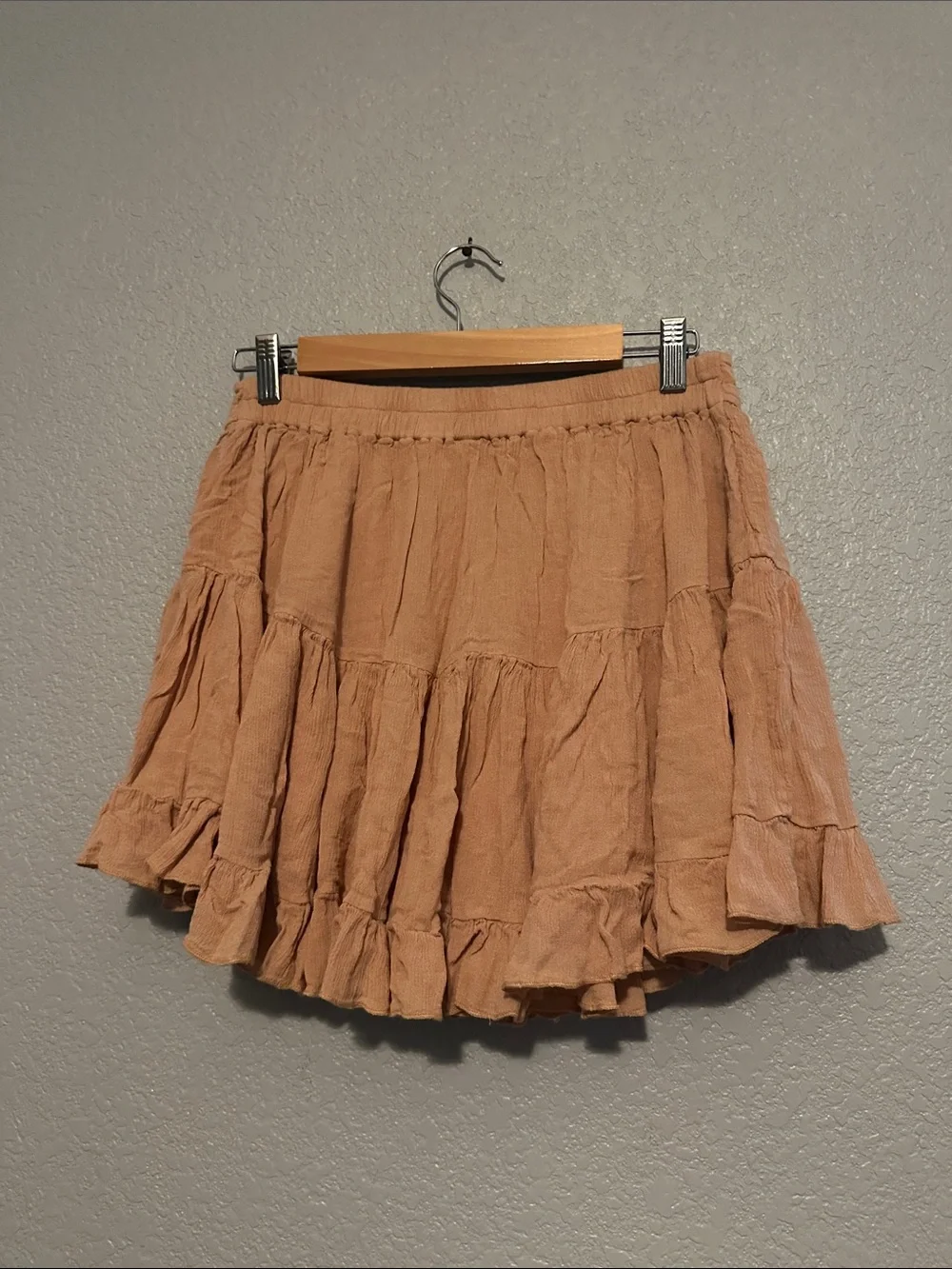 Free People Ruffle Mini Skirt